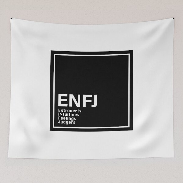 Item preview, MBTI, ENFJ , 16 Personalities , black designed and sold by princessmi-com.