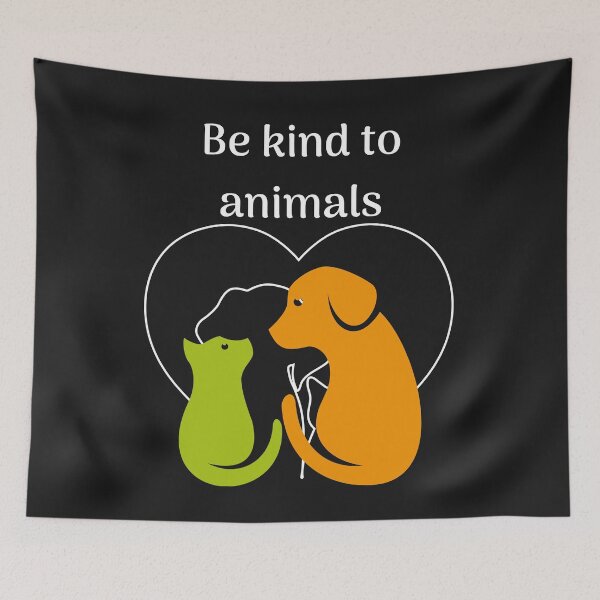 Item preview, ser amable con los animales designed and sold by BrookProject.