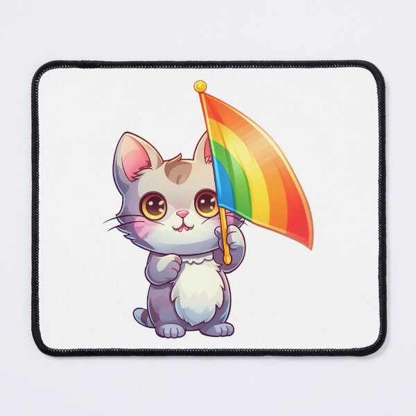 Item preview, Colorful Pride: The Feline Advocate designed and sold by Alanna Rose Realm.
