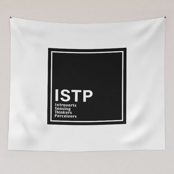 Item preview, MBTI, ISTP , 16 Personalities , black designed and sold by princessmi-com.