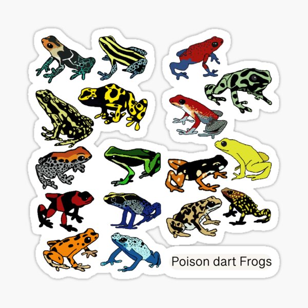 Item preview, Mega poison dart frog pack designed and sold by Leapingdoe.
