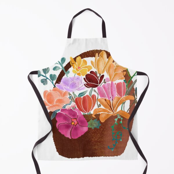Item preview, A basket of spring flowers designed and sold by Artful Things.