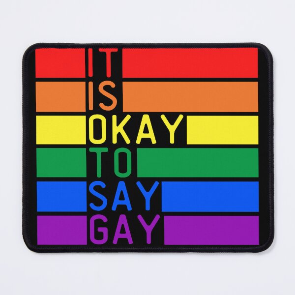Item preview, It's OK To Say Gay LGBT. LGBTQ Pride designed and sold by Subtle Pride Shop.