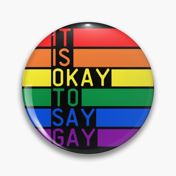 Item preview, It's OK To Say Gay LGBT. LGBTQ Pride designed and sold by Subtle Pride Shop.
