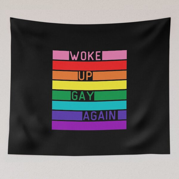 Item preview, Woke Up Gay Again Rainbow LGBT. LGBTQ Pride designed and sold by Subtle Pride Shop.