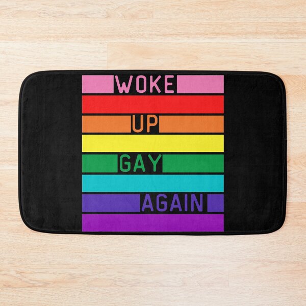 Item preview, Woke Up Gay Again Rainbow LGBT. LGBTQ Pride designed and sold by Subtle Pride Shop.