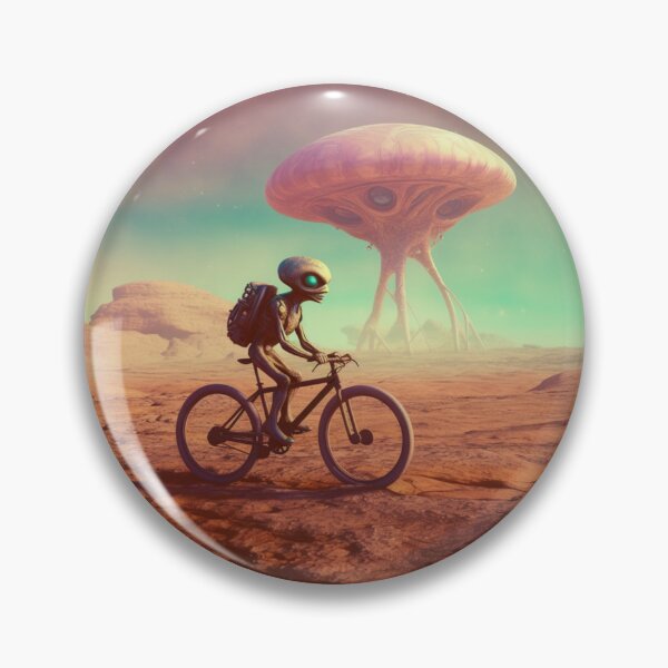 Item preview, Alien on a bike designed and sold by densok.