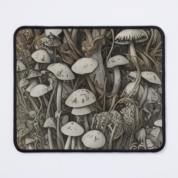 Item preview, Mysterious mushrooms in a secret forest designed and sold by WhatTheTrendsDo.