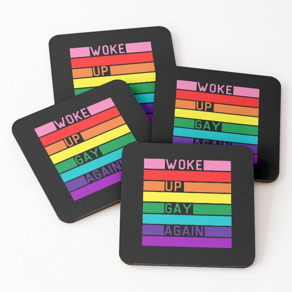 Item preview, Woke Up Gay Again Rainbow LGBT. LGBTQ Pride designed and sold by Subtle Pride Shop.