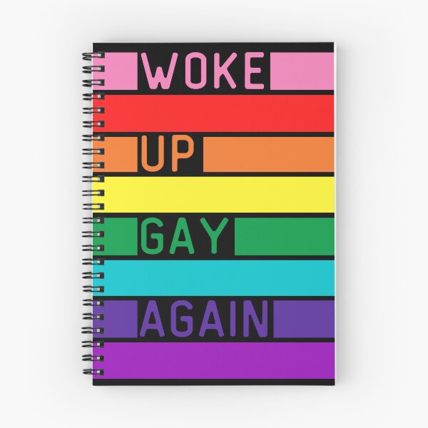 Item preview, Woke Up Gay Again Rainbow LGBT. LGBTQ Pride designed and sold by Subtle Pride Shop.