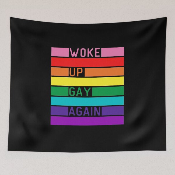 Item preview, Woke Up Gay Again Rainbow LGBT. LGBTQ Pride designed and sold by Subtle Pride Shop.