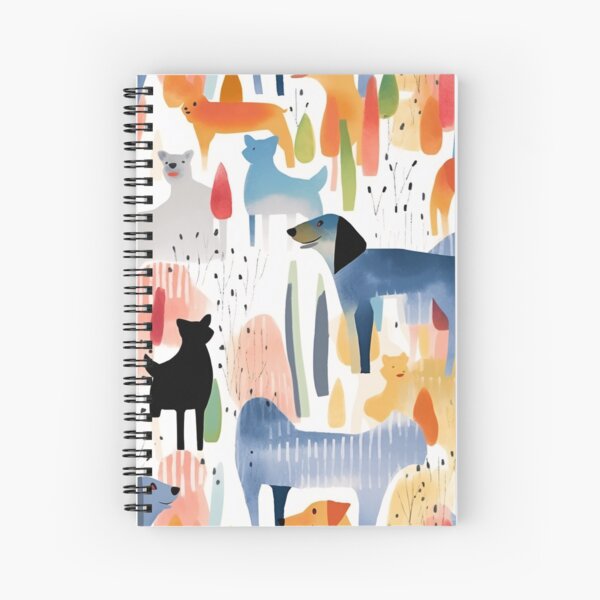 Item preview, Doggy Delight: An Animal Theme Watercolor Style Dog Pattern designed and sold by SeamlessGuru.