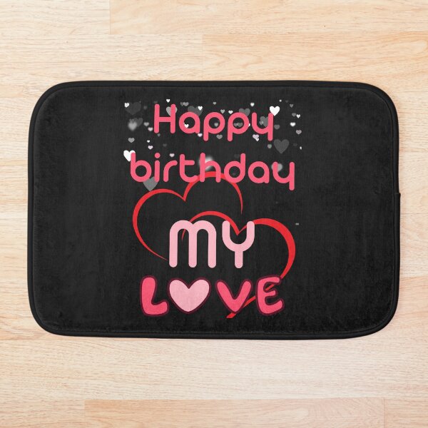 Aperçu de l'œuvre Joyeux anniversaire mon amour créée et vendue par BrookProject.