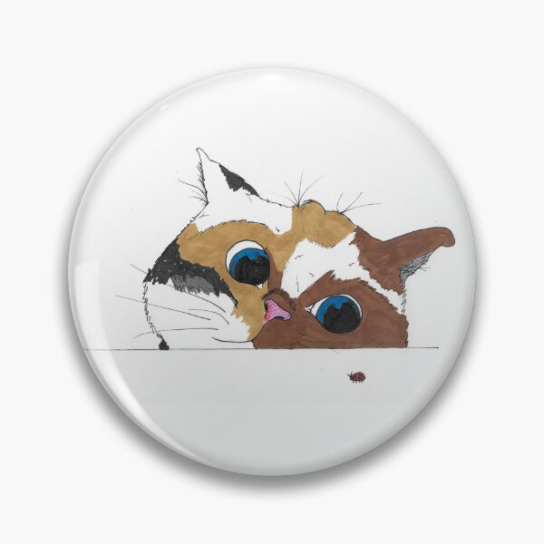 Item preview, Big Eye Ladybug Cat designed and sold by Insomniac-Panic.