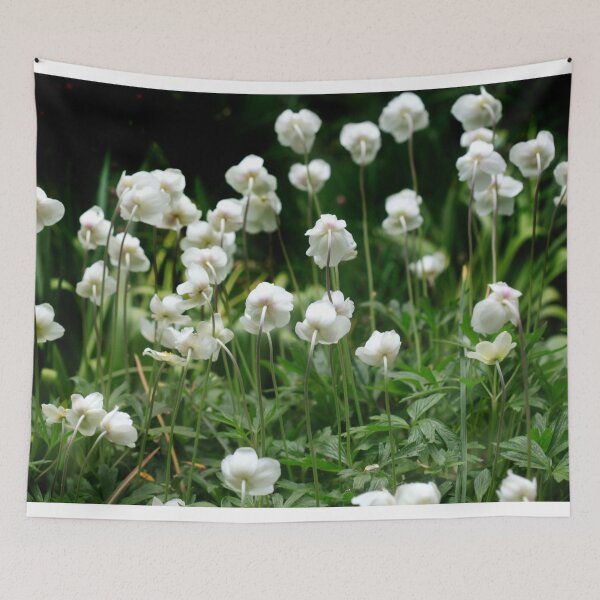 Item preview, White flowers on nature background designed and sold by olena2552.
