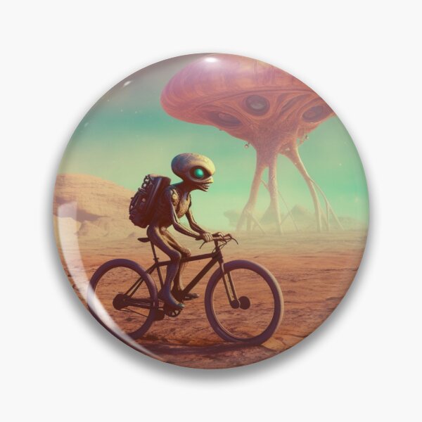 Item preview, Alien on a bike designed and sold by densok.