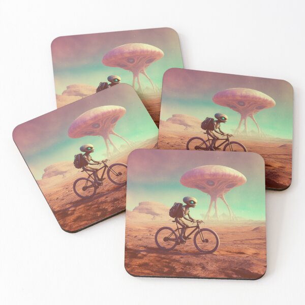 Item preview, Alien on a bike designed and sold by densok.
