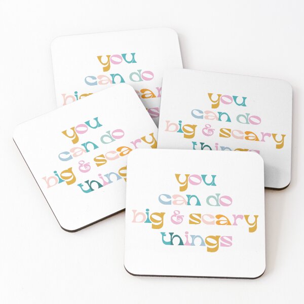 Item preview, YOU CAN DO BiG & SCARY THiNGS Sticker designed and sold by StudioSunfl0wer.