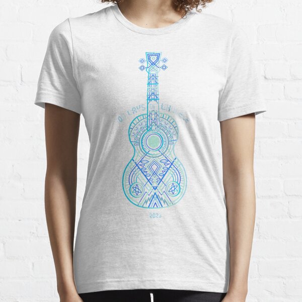2023 String Theory 1: Bright Blues (recommended: print on dark) - 100 Days of Ukulele  Essential T-Shirt