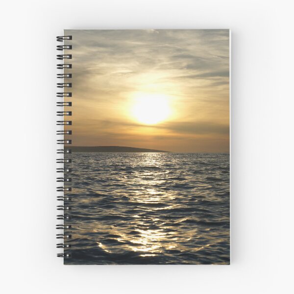 Item preview, Choppy wavy sea surface below gloomy cloudy sunset designed and sold by ALEX PHOTO DREAMS.