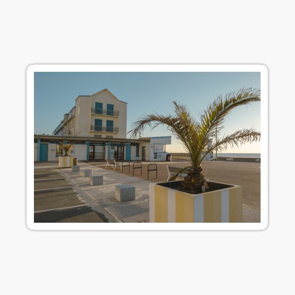 Vista previa del artículo con la obra «Fort-Mahon-Plage, vista al paseo marítimo», diseñado y vendido por Imladris01.