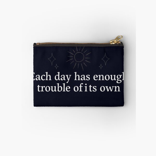 Item preview, Matthew 6:34 White Tipography designed and sold by Havalym Havel.