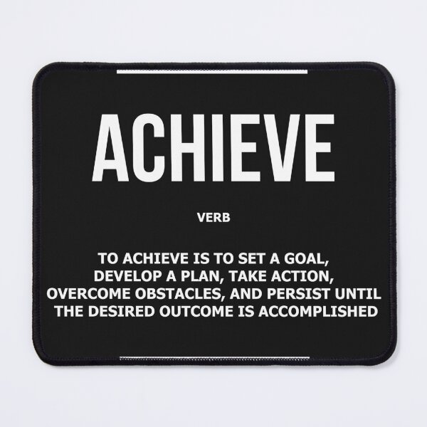 Item preview, Goal Achiever Success Blueprint: Resilience Journey, Triumph Sign, Ambition designed and sold by SuccessHunters.