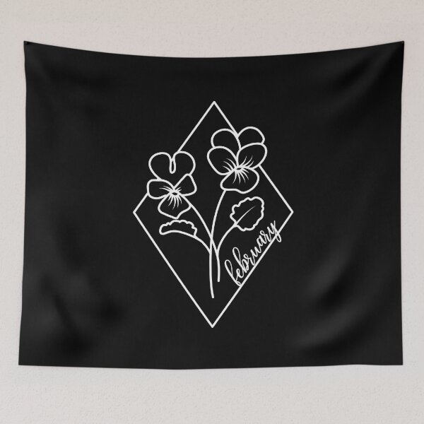 Item preview, Birth Flowers February Violet designed and sold by BlueBourn.