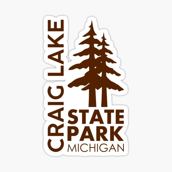 Item preview, Craig Lake State Park Michigan Pines designed and sold by bivenart.