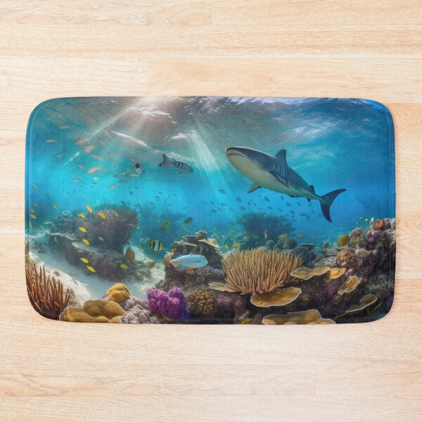 Item preview, Vivid underwater scene designed for older kids and adults alike designed and sold by Good Candy.