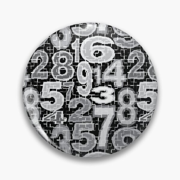 Item preview, Patrón de números rotos designed and sold by BartholGraphics.