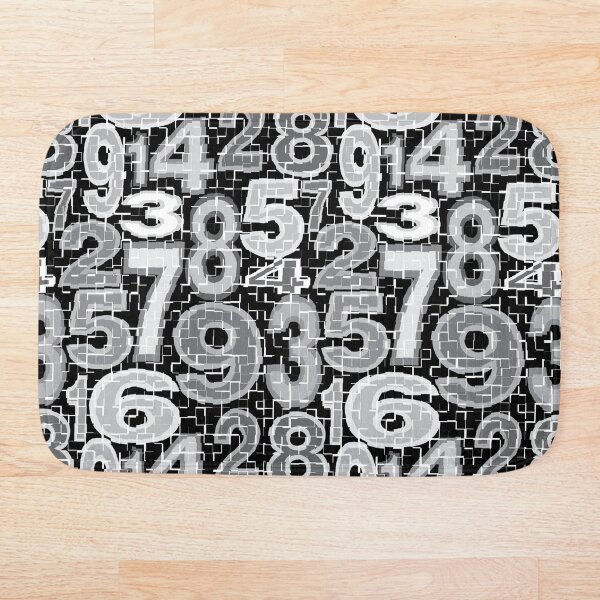 Item preview, Broken Numbers Pattern designed and sold by BartholGraphics.