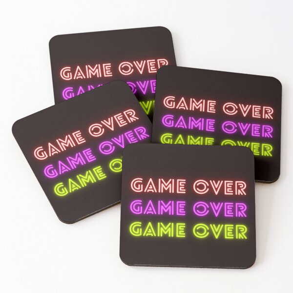 Item preview, Game over neon trio designed and sold by brodaart.