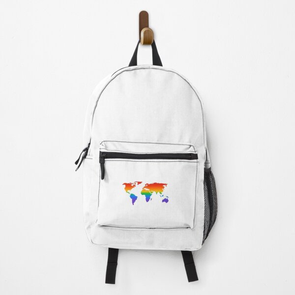 Item preview, Rainbow world map LGBT Pride designed and sold by Inspirationmotivation.