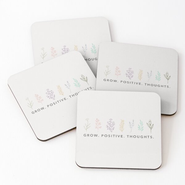 Item preview, Grow. Positive. Thoughts. designed and sold by Sarah A McMahon.