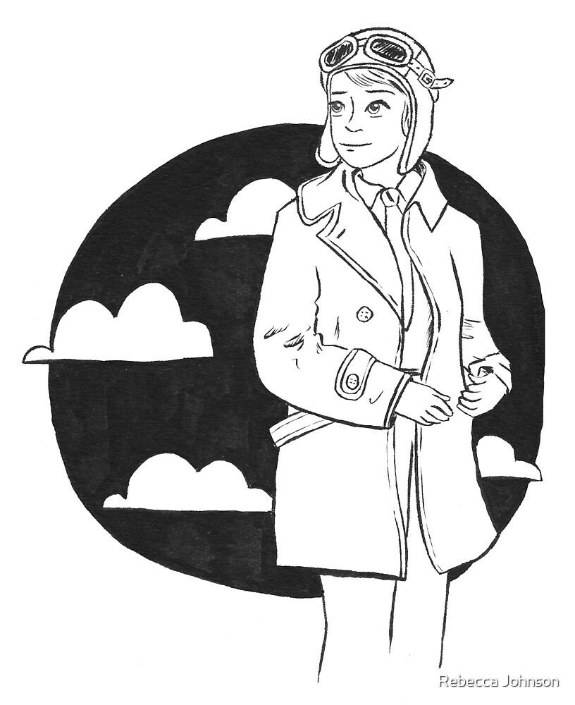 32 best ideas for coloring | Amelia Earhart Coloring Page