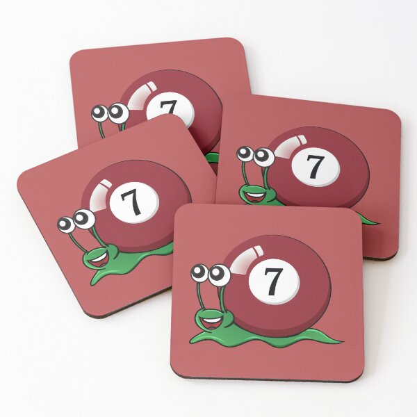 Item preview, Slow snail with billiard ball shell  designed and sold by Donutlovers.