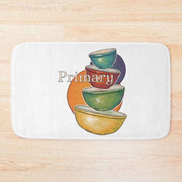 Item preview, Primary Pyrex Stacking Bowls, Vintage Rainbow designed and sold by jcray.