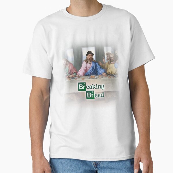 Vista previa del artículo con la obra «Breaking Bread - Breaking Bad la última cena», diseñado y vendido por snazzyseagull.