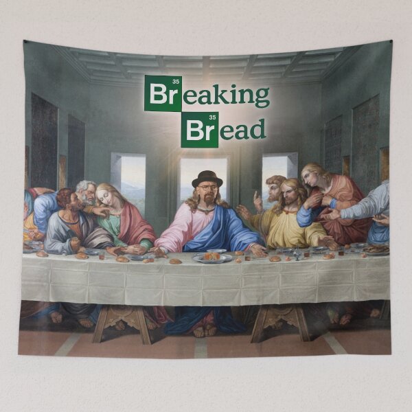 Item preview, Breaking Bread - Breaking Bad the last supper designed and sold by snazzyseagull.