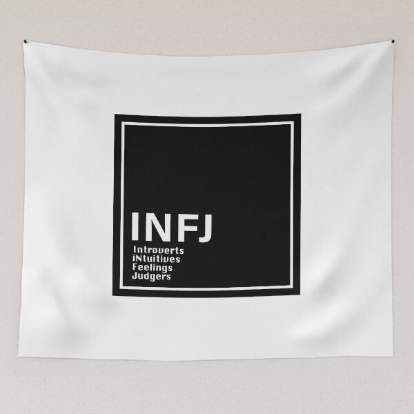 Item preview, MBTI, INFJ , 16 Personalities , black designed and sold by princessmi-com.