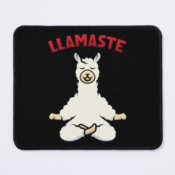 Item preview, Funny llama doing llamaste yoga pose  designed and sold by Donutlovers.