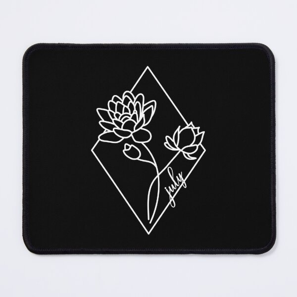 Item preview, Birth Flowers July Waterlily designed and sold by BlueBourn.