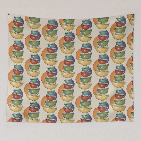 Item preview, Pyrex Primary Stacking Bowls, Vintage Rainbow designed and sold by jcray.