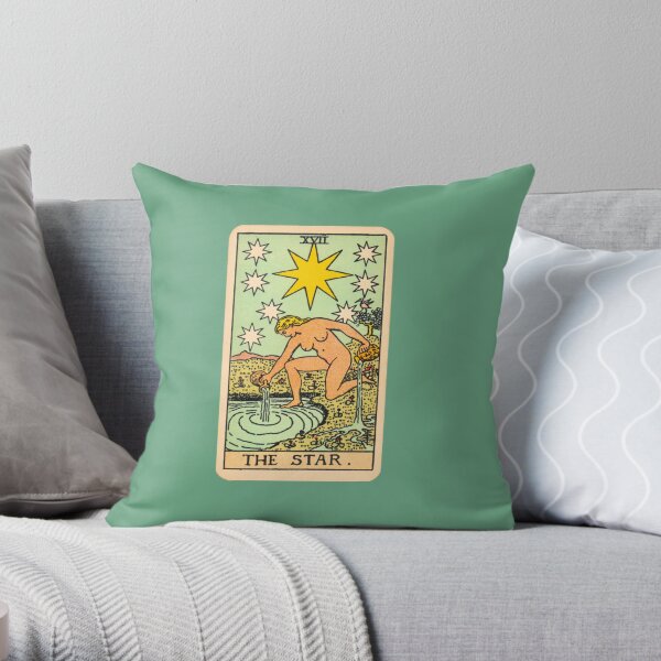 Tarot - The star Throw Pillow