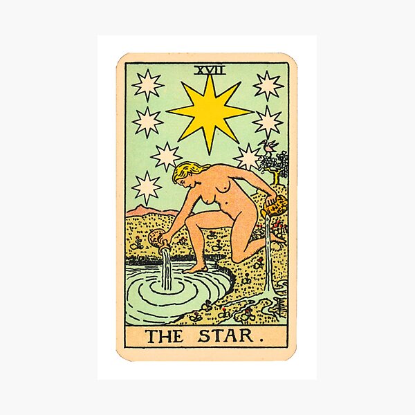 Tarot - The star Photographic Print
