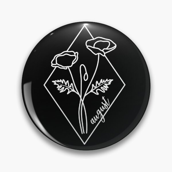 Artikelvorschau, Geburtsblumen Augustmohn entworfen und verkauft von BlueBourn.