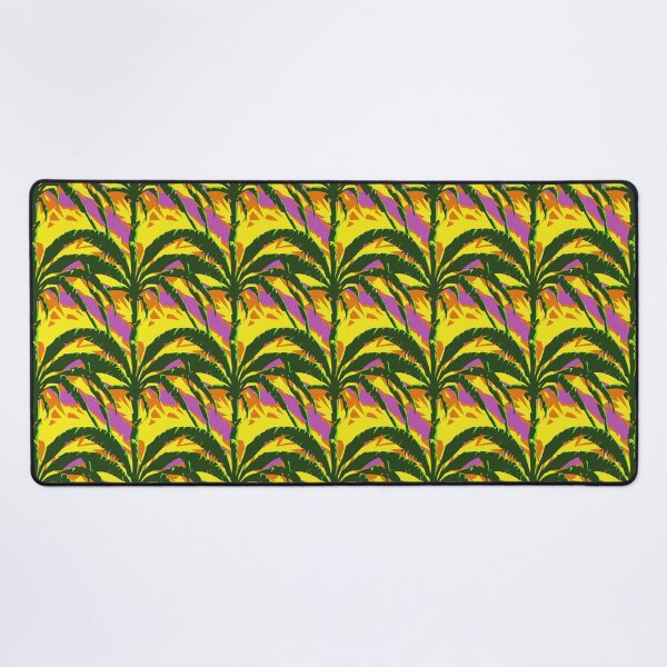 Item preview, DMT Vibrant Trippy Palm Tree Pattern on Yellow and Orange Background designed and sold by Aaron2610.