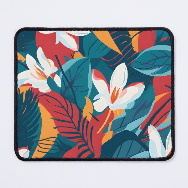 Item preview, Vibrant Colorful Tropical Flowers Floral Patterns designed and sold by Wonder Of Light.