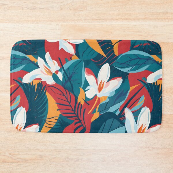 Item preview, Vibrant Colorful Tropical Flowers Floral Patterns designed and sold by Wonder Of Light.